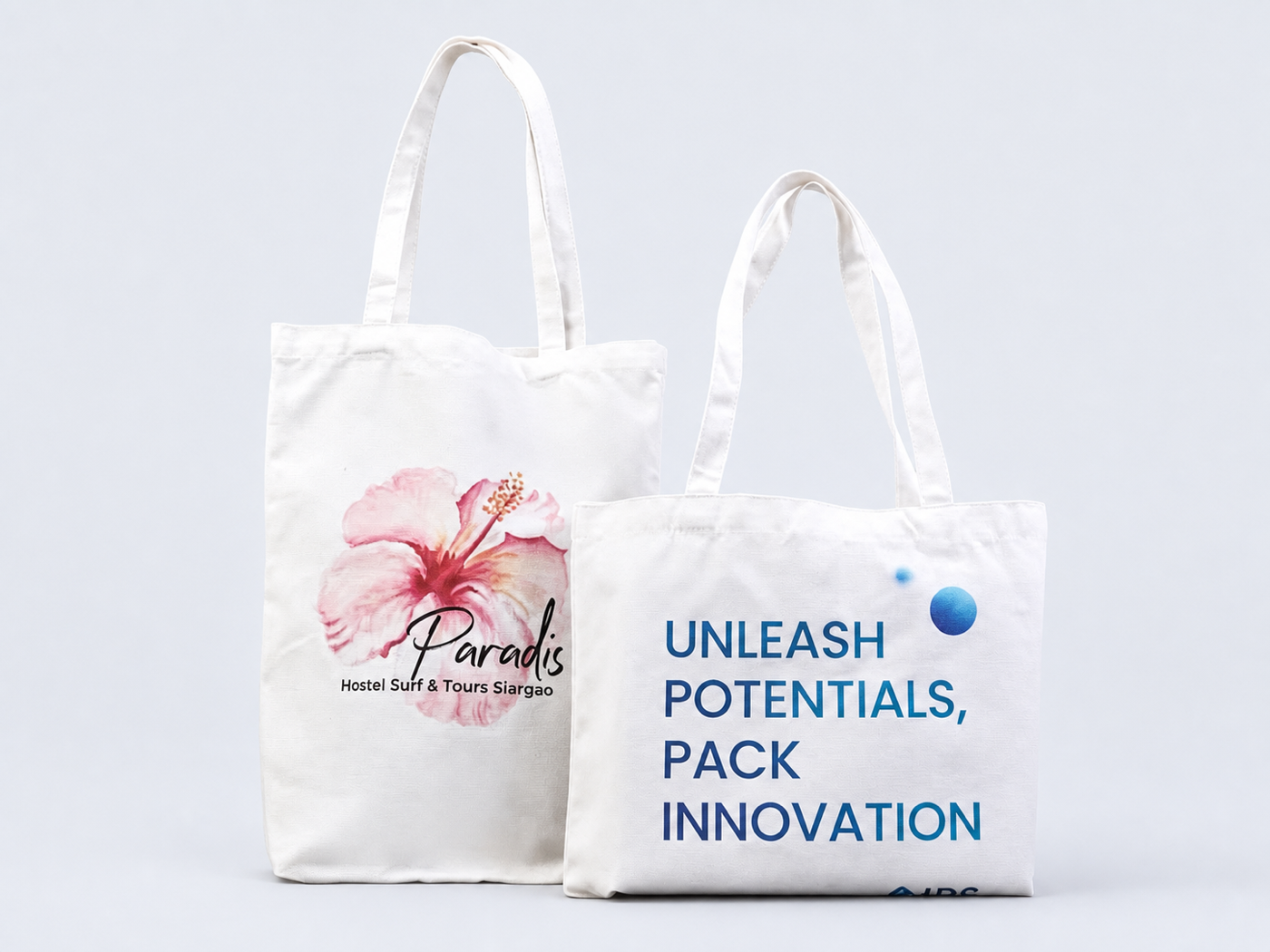 Promotional canvas bag application