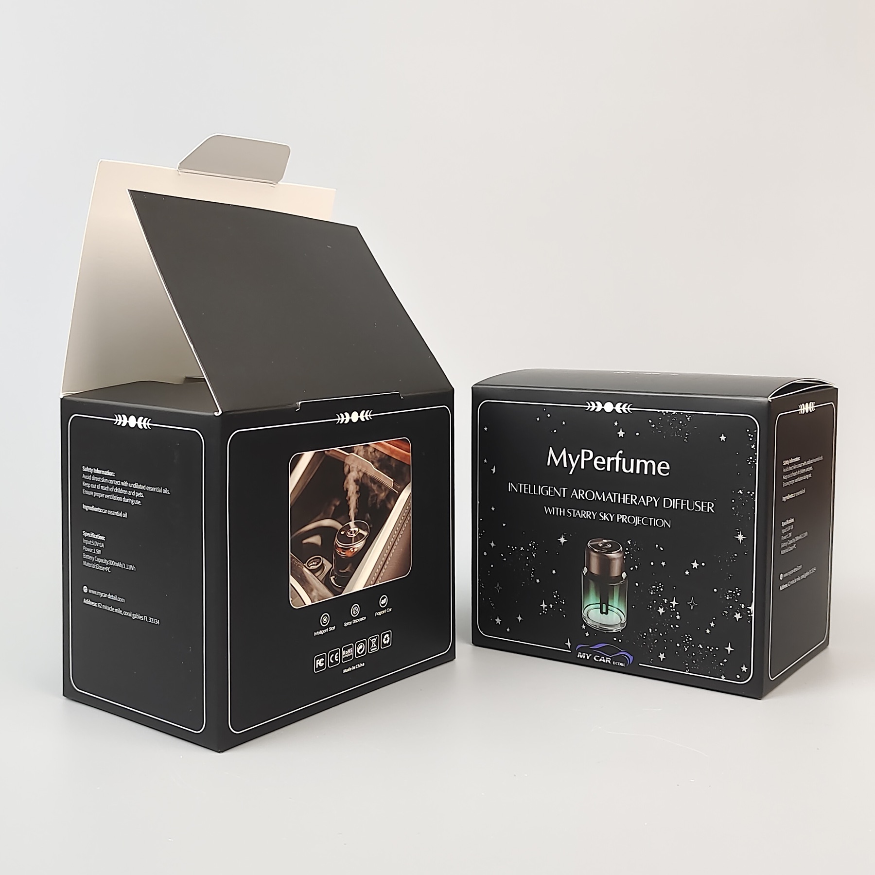 500gsm paperboard perfume outer folding carton - view 2