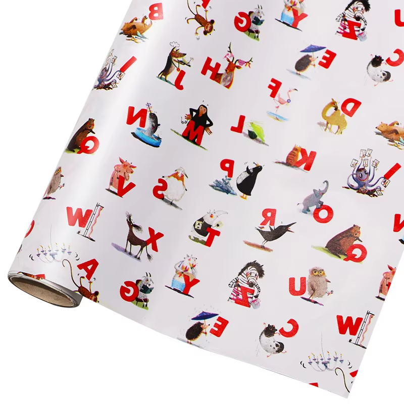 Alphabet Animal Wrapping Paper