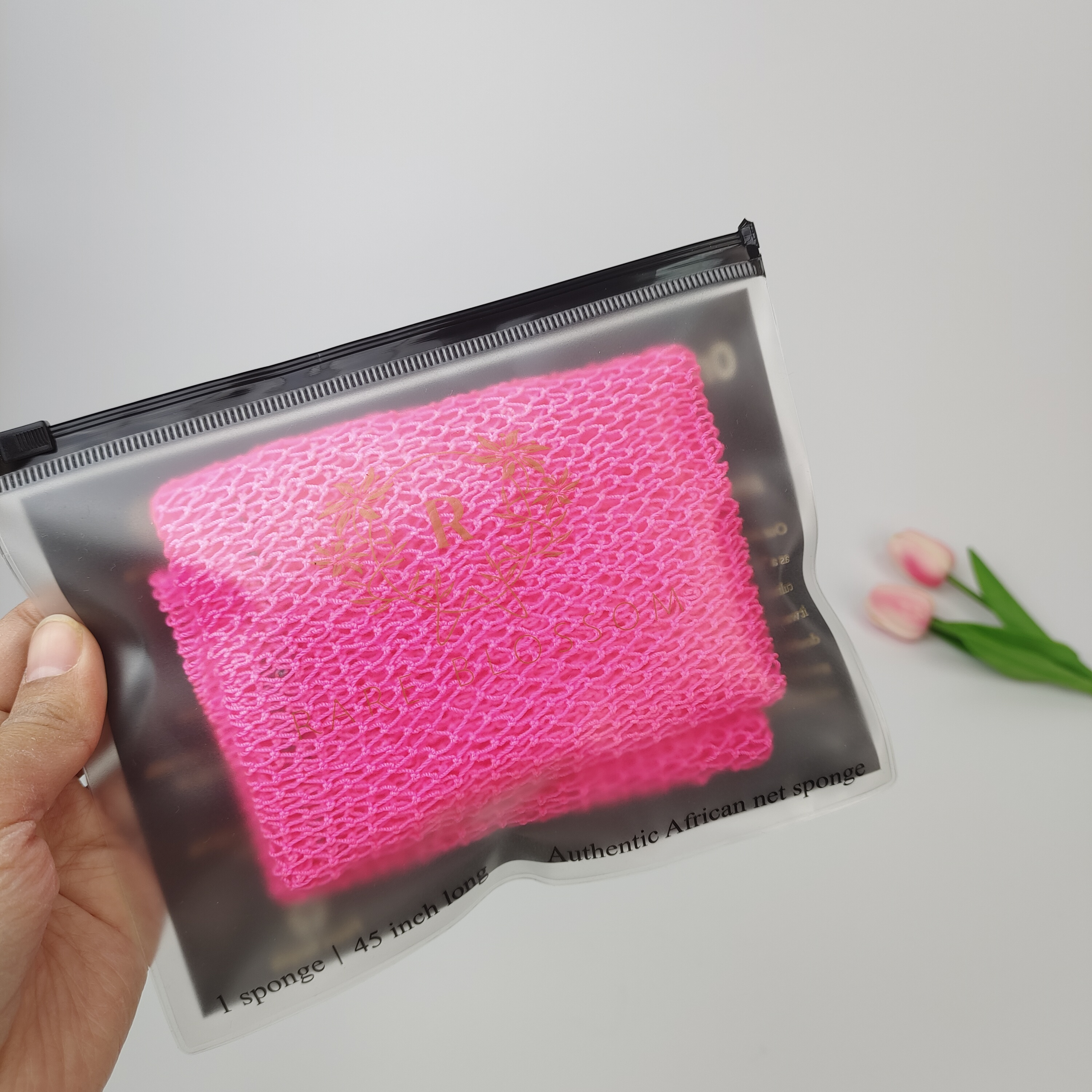 Clear Black-Zipper Cosmetic Pouch