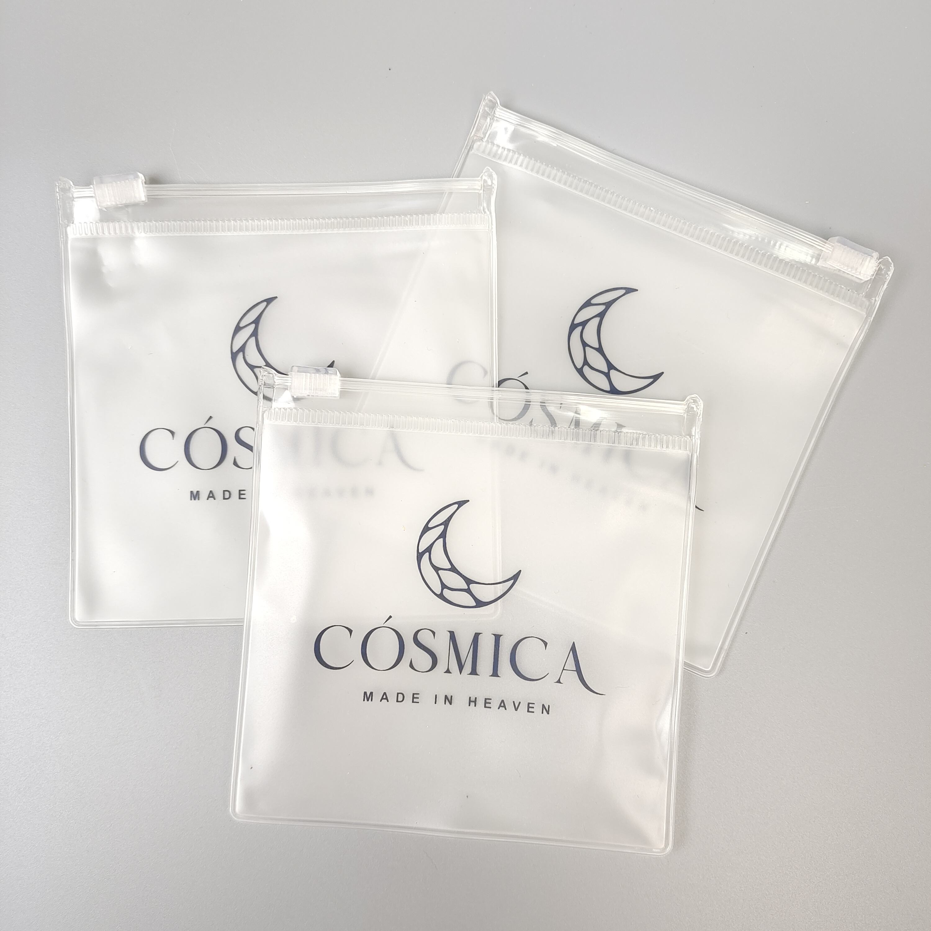 Clear Jewelry PVC Zipper Pouch