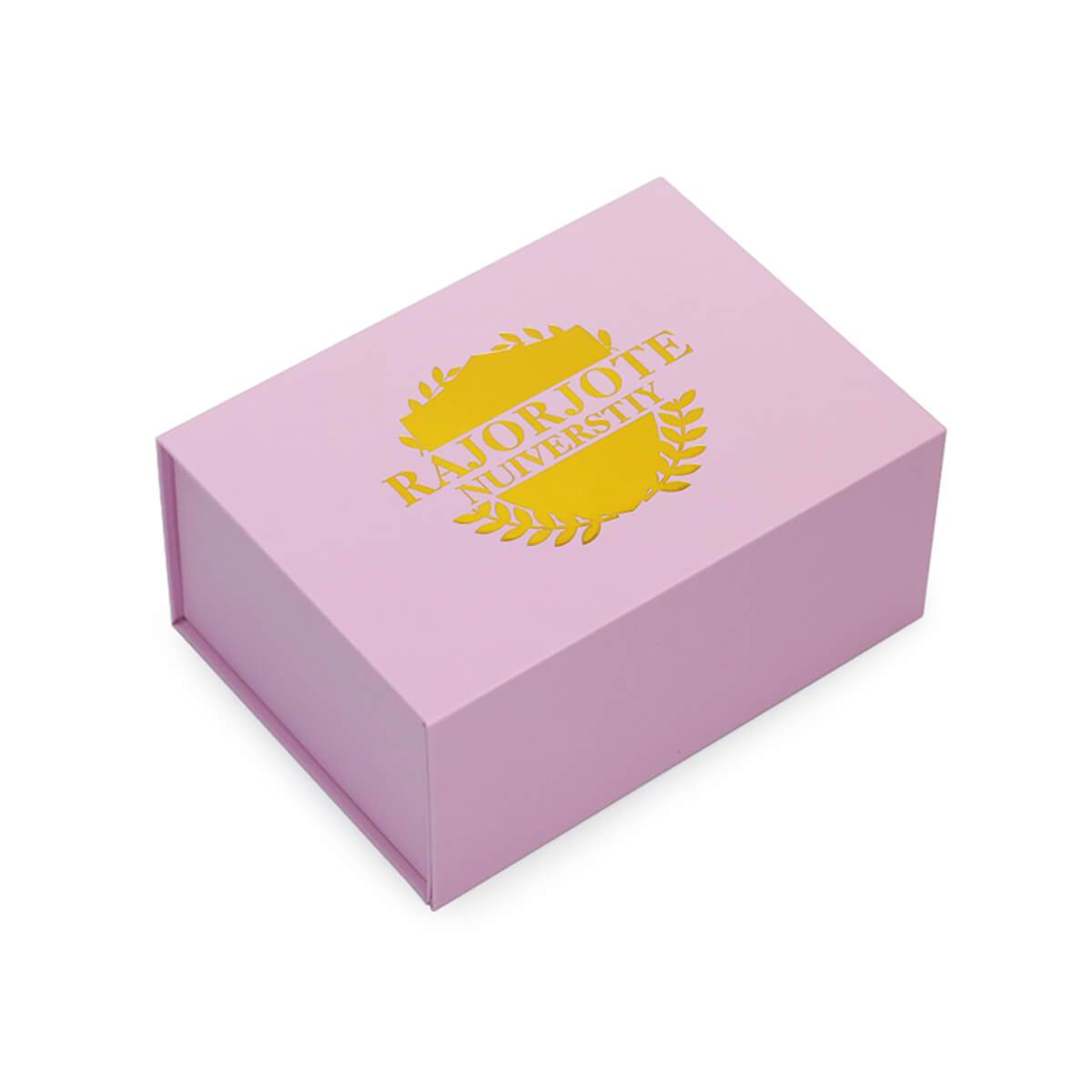 collapsible magnetic rigid box with fold-flat hinged structure - view 3