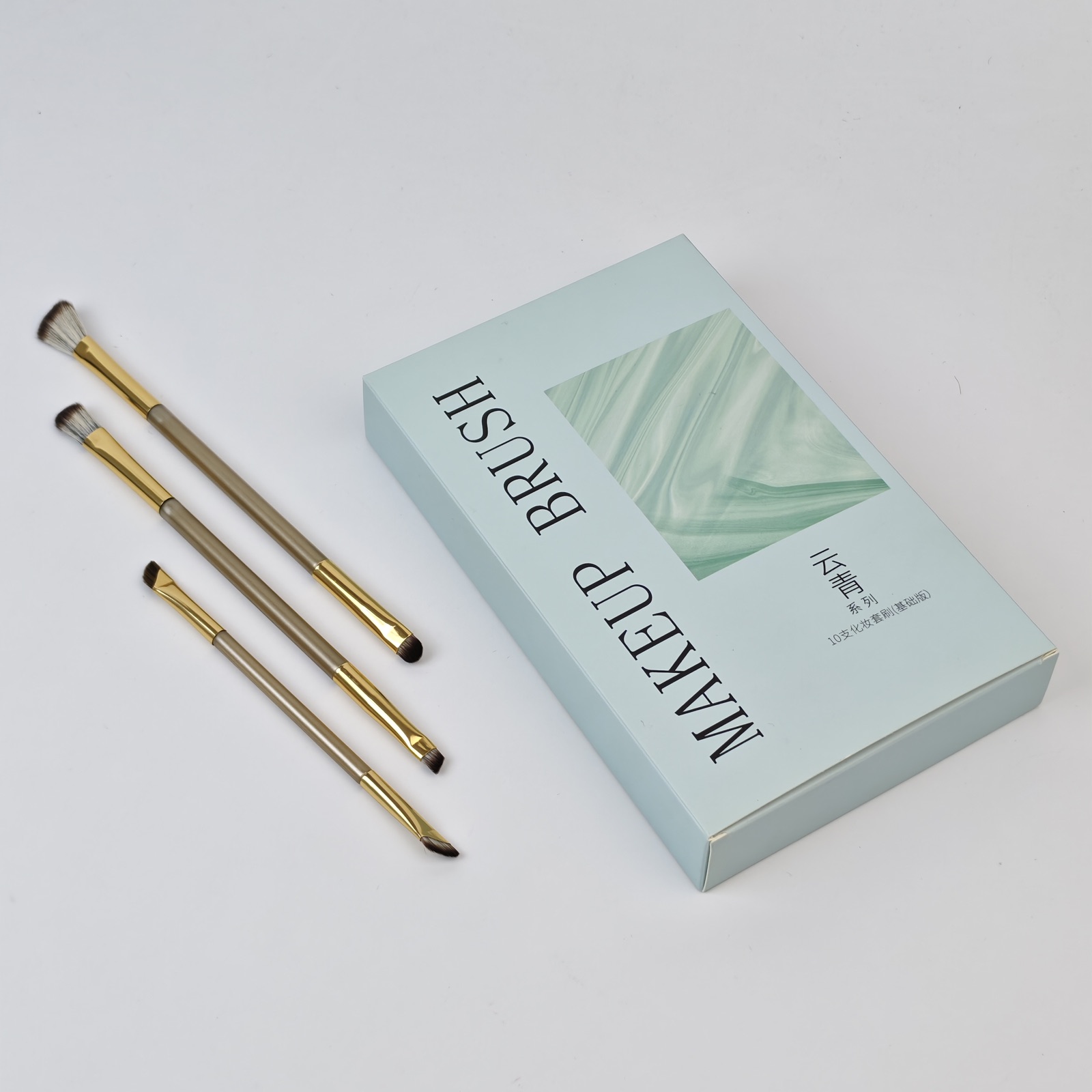 custom cosmetic brush packaging folding carton - view 2