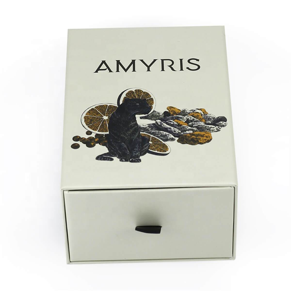 custom printed rigid drawer box with precision-cut insert - view 2