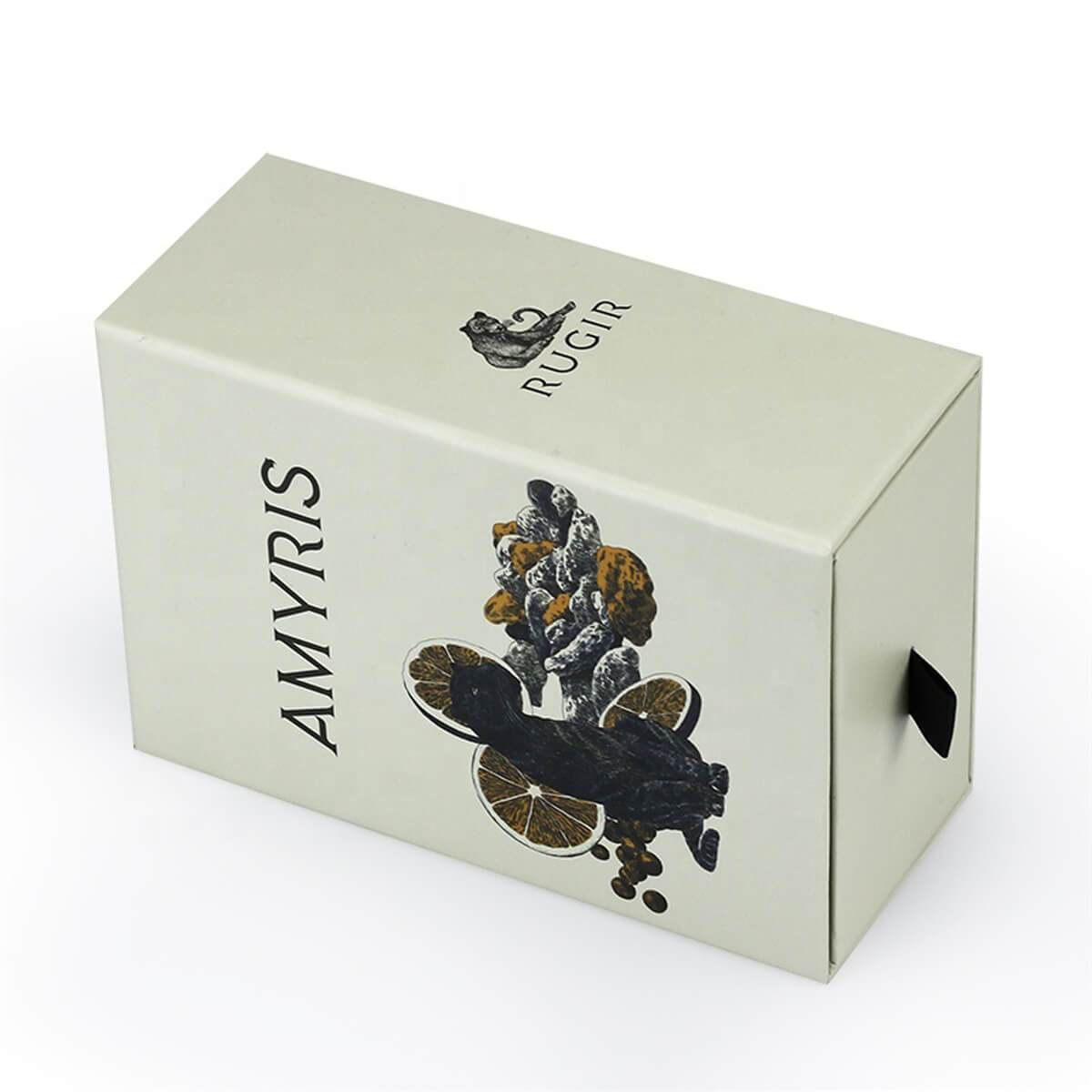 custom printed rigid drawer box with precision-cut insert - view 3