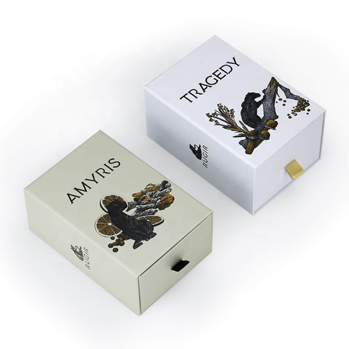 custom printed rigid drawer box with precision-cut insert - view 4