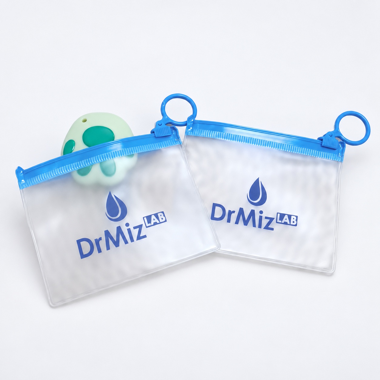 Custom Frosted PVC Zipper Pouch with Ring Pull