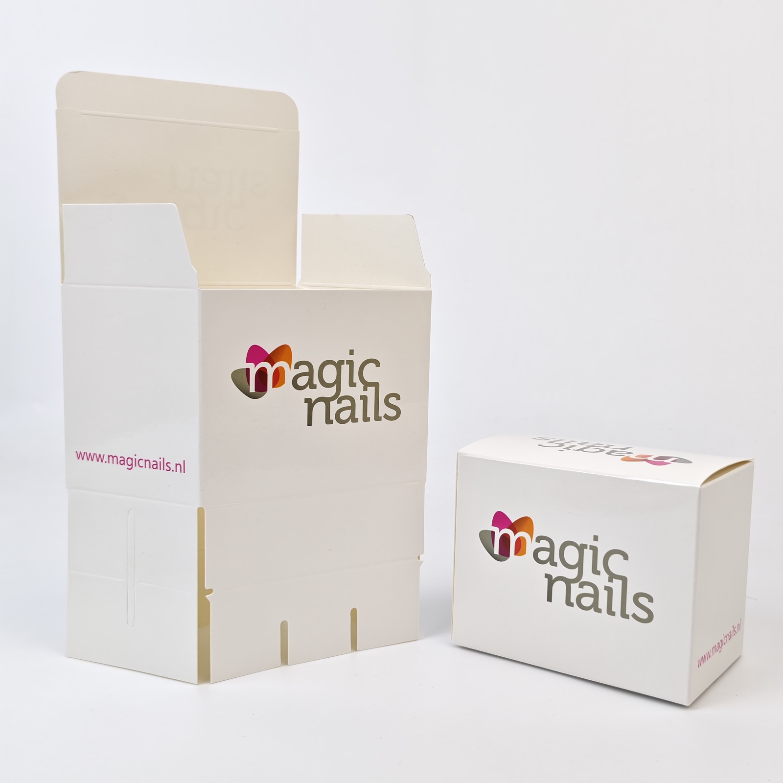 custom printed nail polish packaging folding carton - view 2
