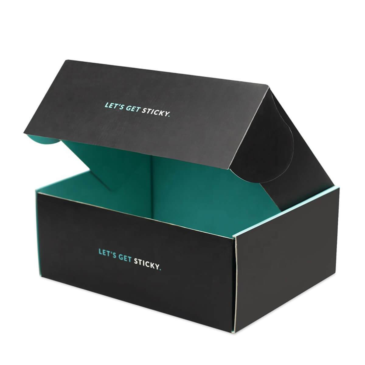 custom printed corrugated roll-end tuck mailer box - view 3