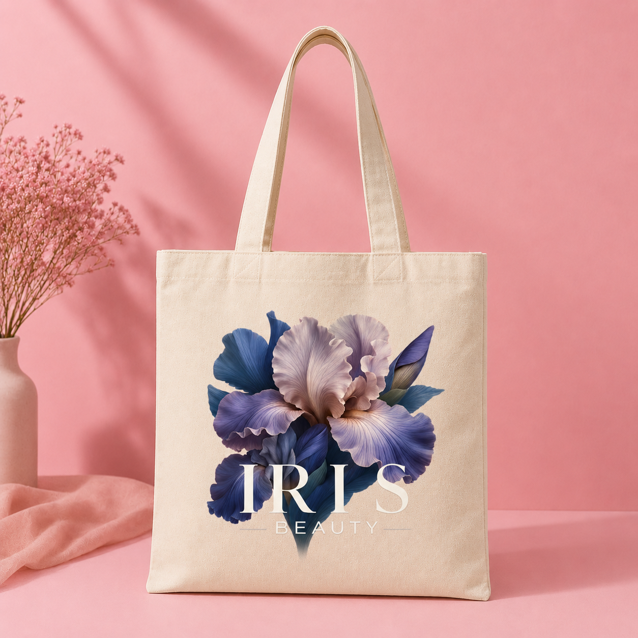Floral Beauty Canvas Tote Bag