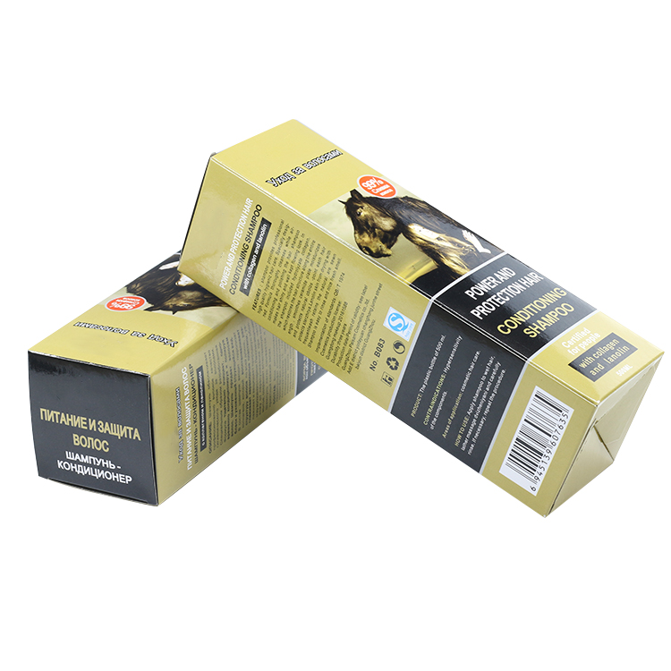 tall printed hair treatment bottle folding carton - view 4