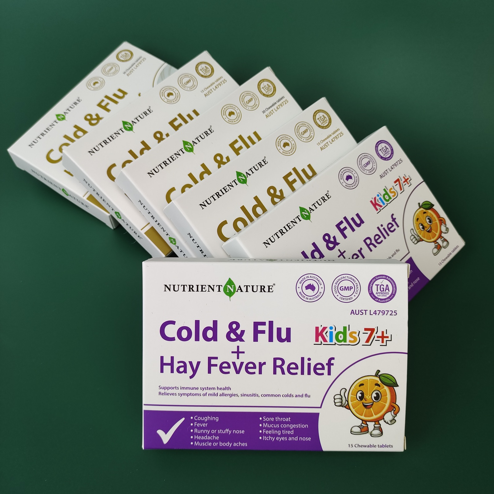 printed health product paperboard packaging box - view 2
