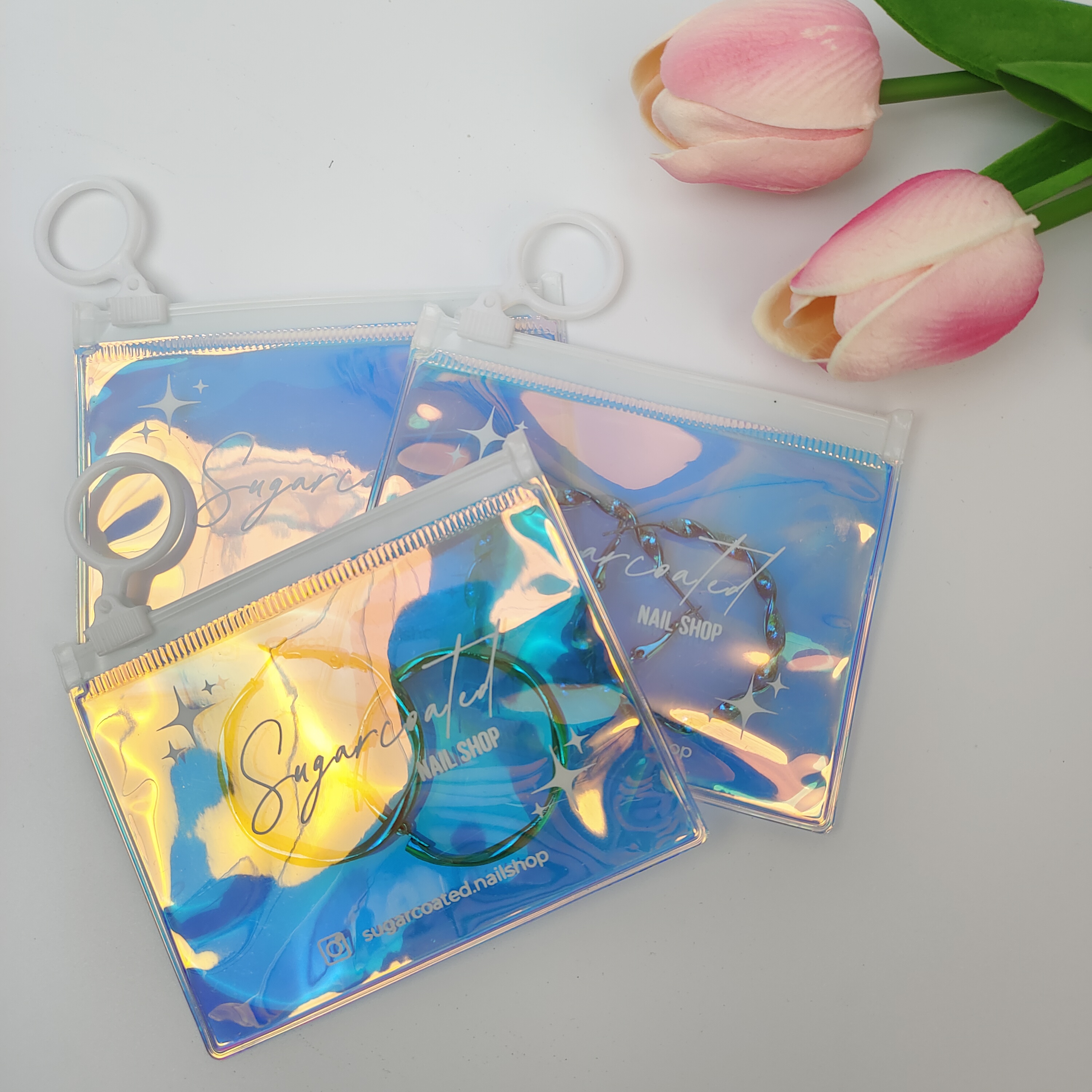 Holographic Printed PVC Zipper Bag