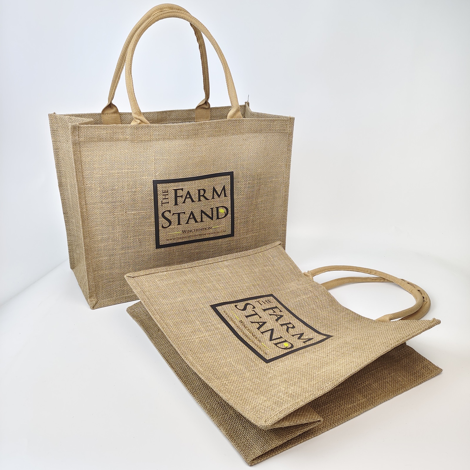 Large Jute Tote Bag