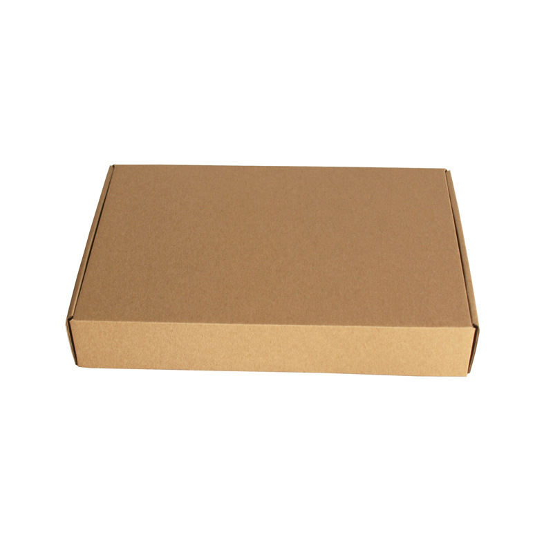 large foldable kraft corrugated shipping mailer box - view 4