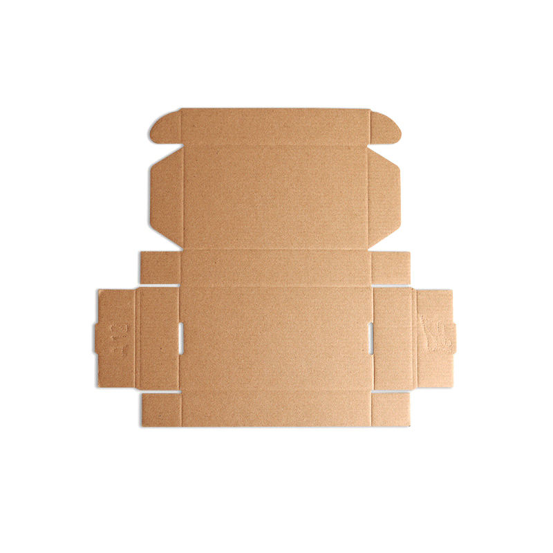large foldable kraft corrugated shipping mailer box - view 5
