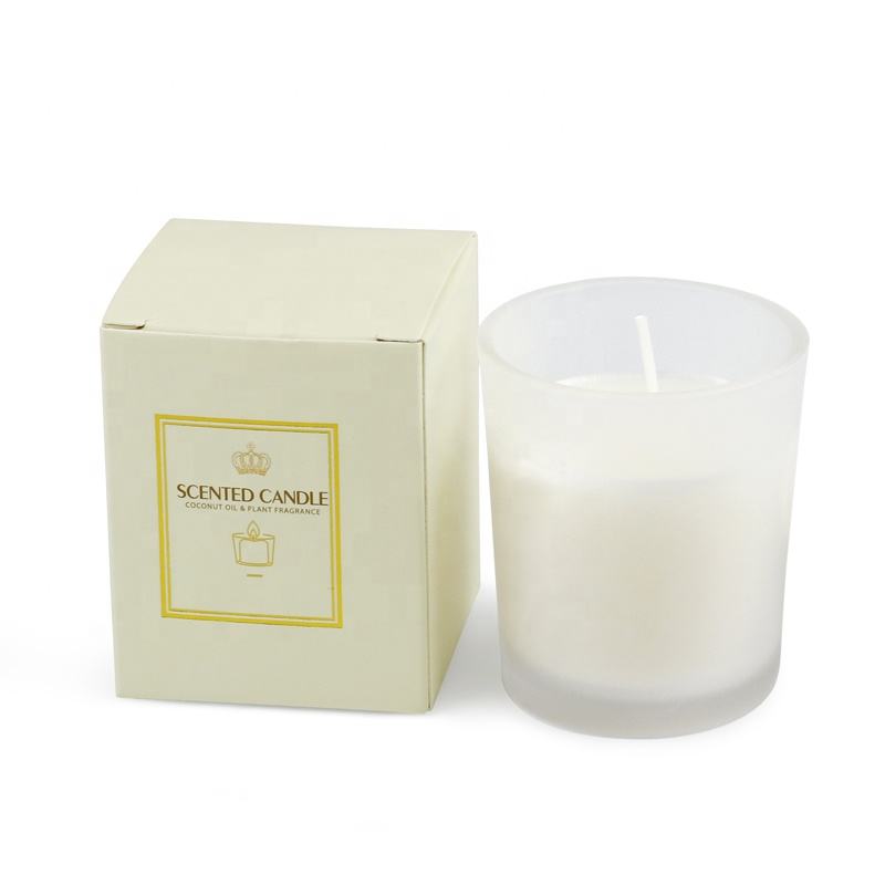 custom printed candle folding carton with die-cut display window - view 3