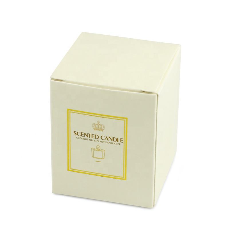 custom printed candle folding carton with die-cut display window - view 5