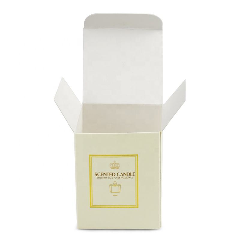 custom printed candle folding carton with die-cut display window - view 6