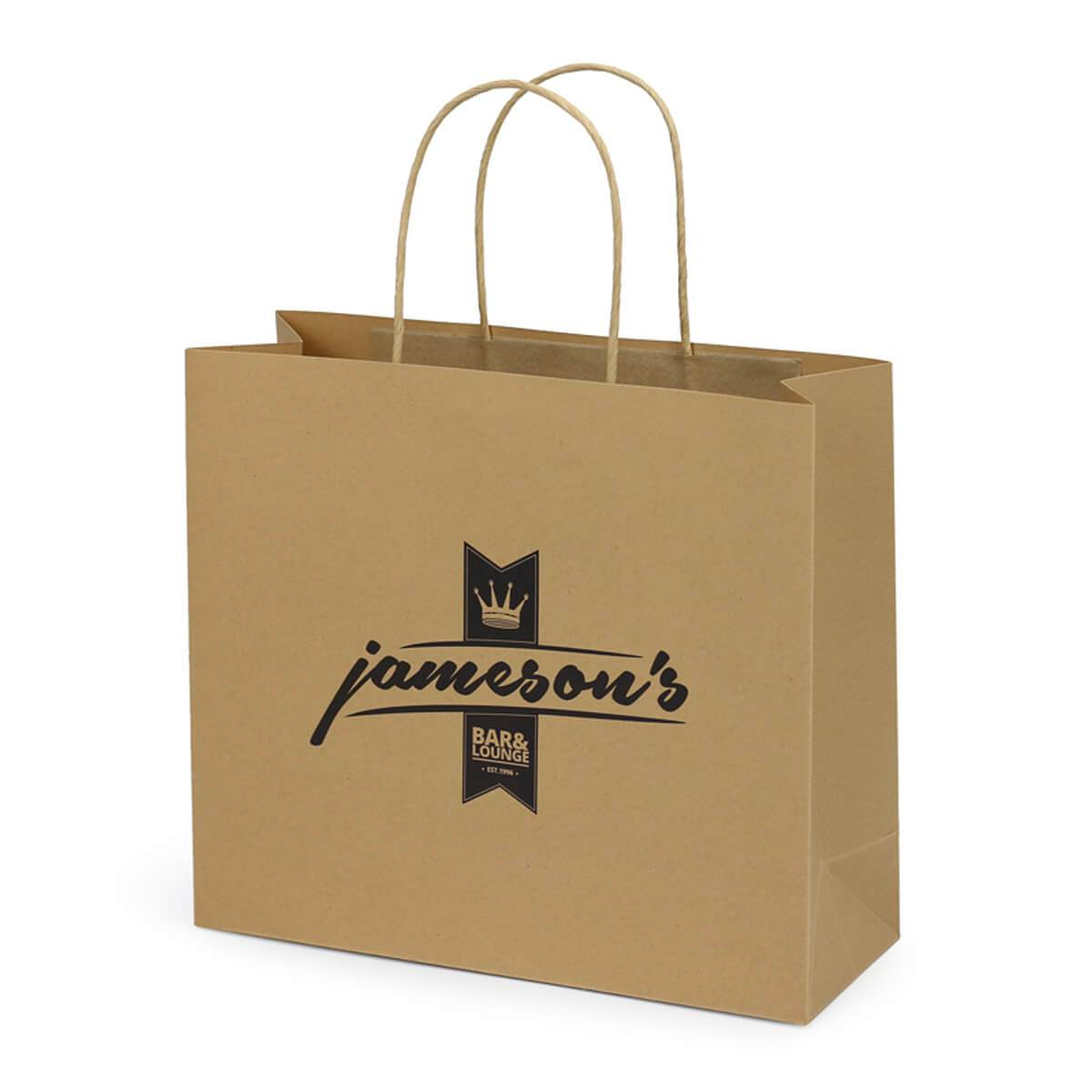Natural Kraft Paper Bag with Handles