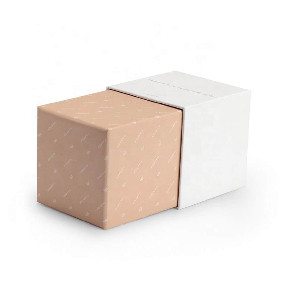 custom paper-wrapped two-piece rigid box with lid - view 3