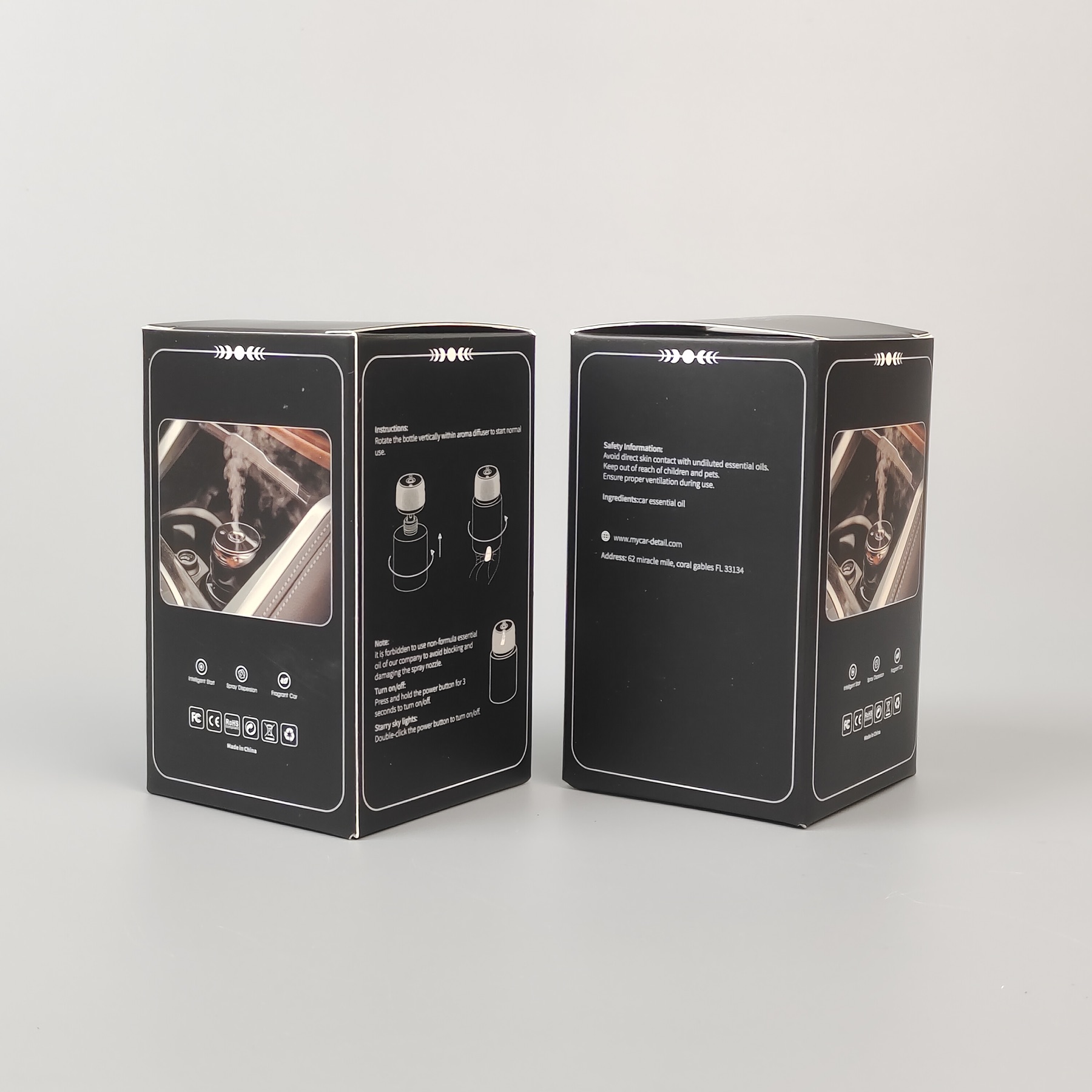 custom printed perfume paperboard folding box - view 2