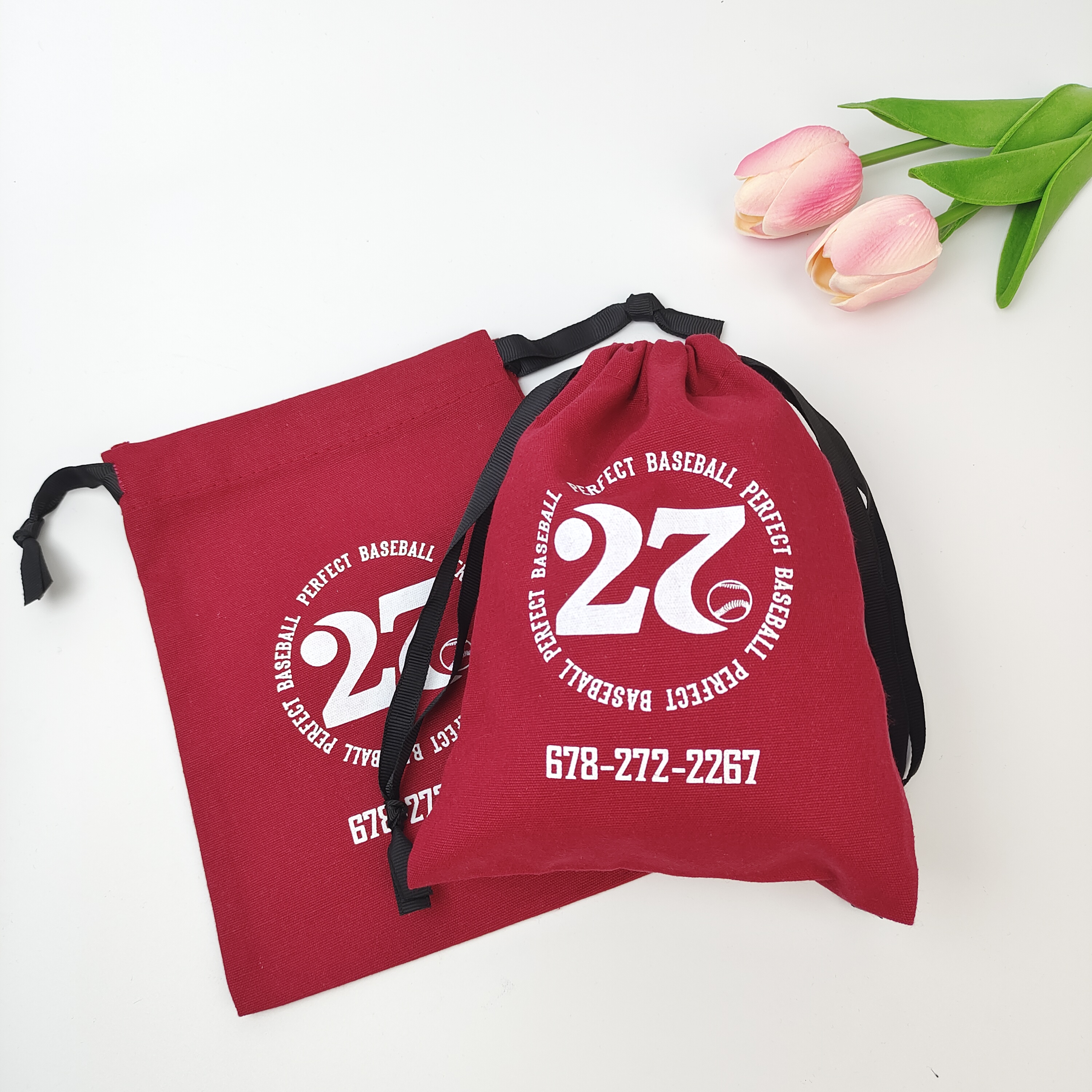 Plain Cotton Drawstring Bag
