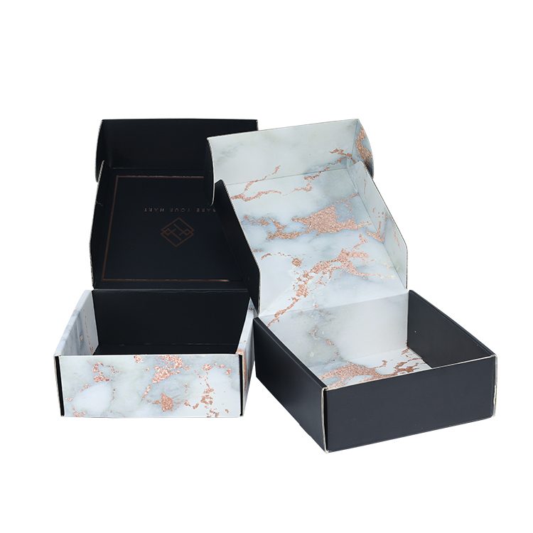 rectangular roll-end tuck corrugated mailer box - view 4