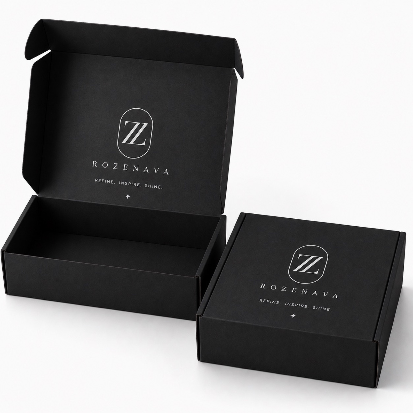 custom watch and jewelry gift boxes with lift-off lids - view 4