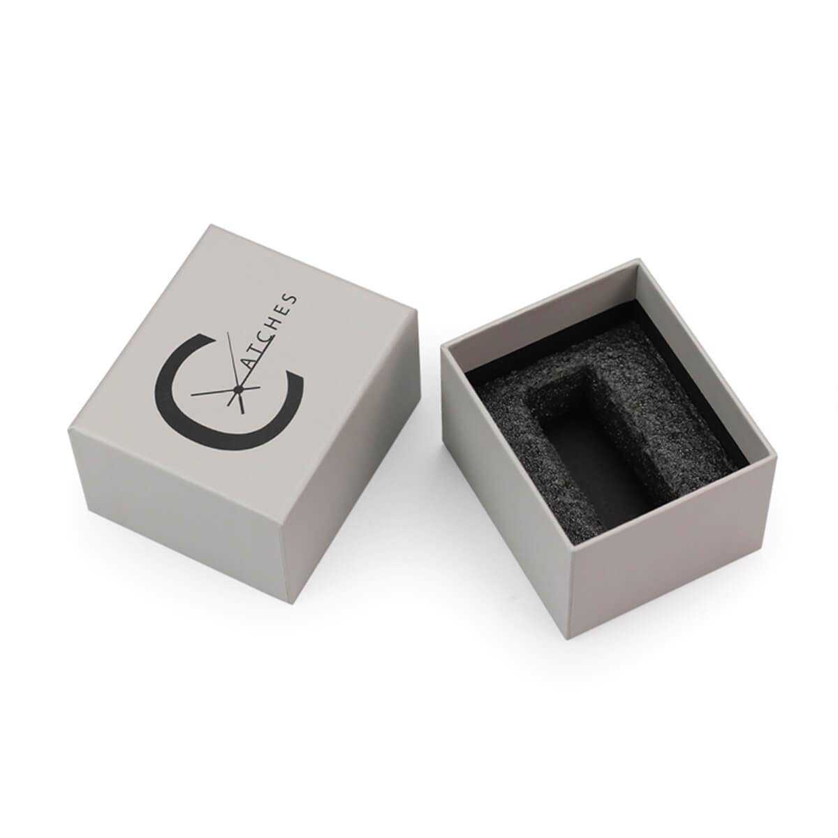 rigid lid and base box with precision-cut custom insert - view 5