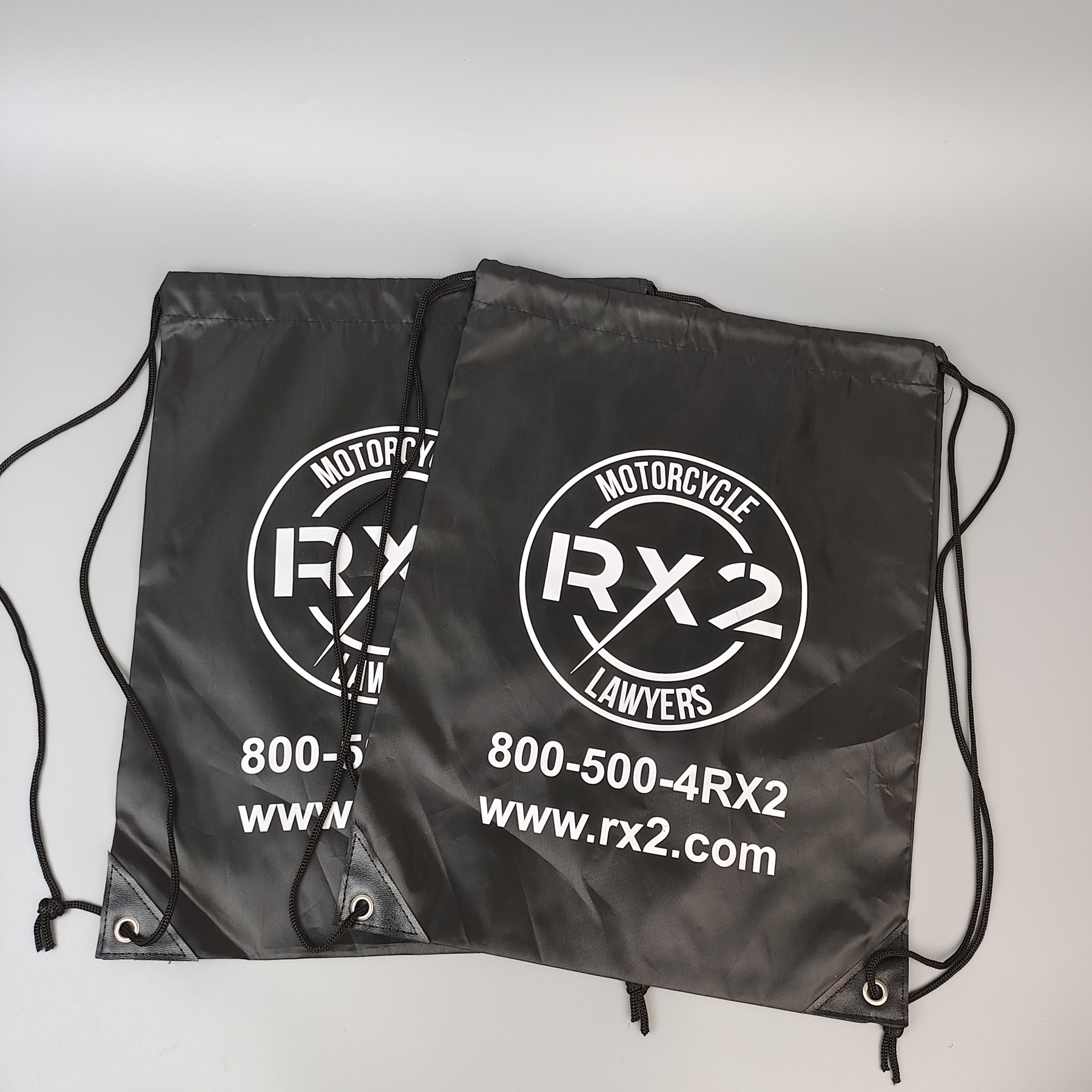 custom black polyester backpack with printed merchandise artwork - view 4