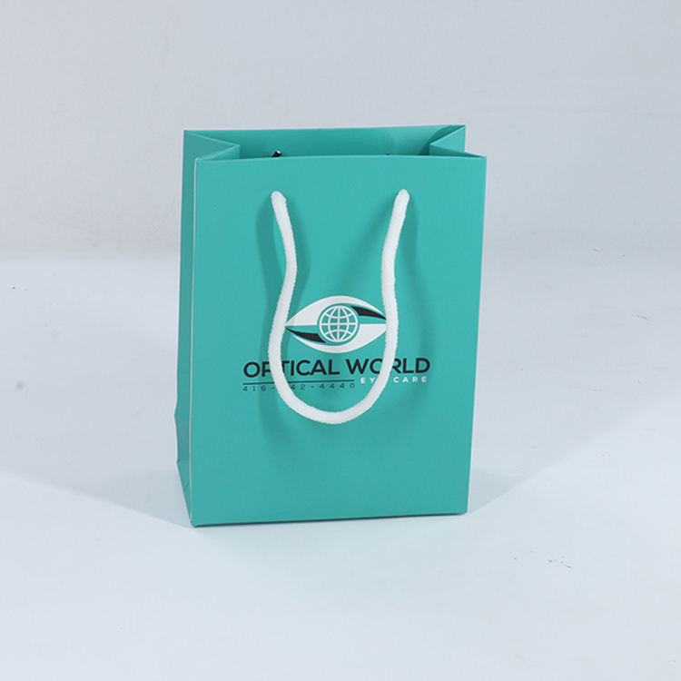 printed retail paper bag with twisted paper handles - view 4